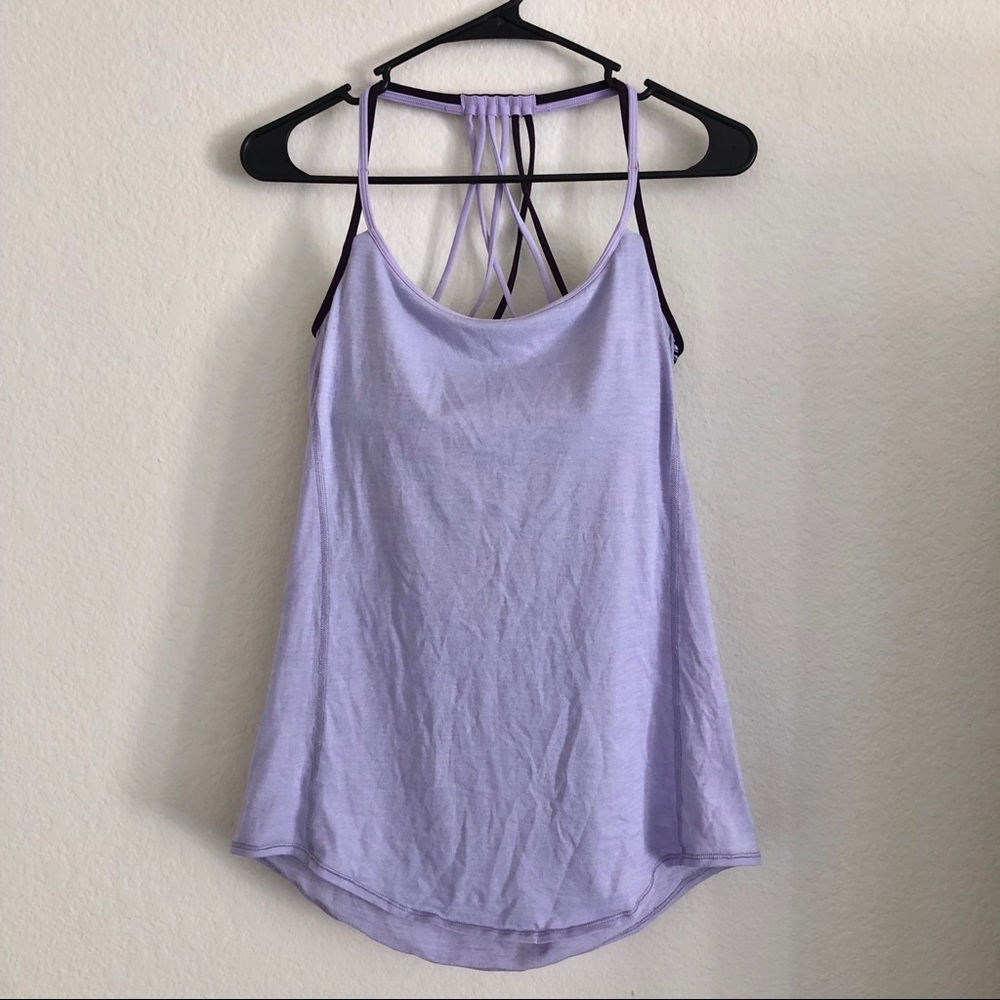 Lululemon Crisscross Back Tank Top w/Build-In Bra